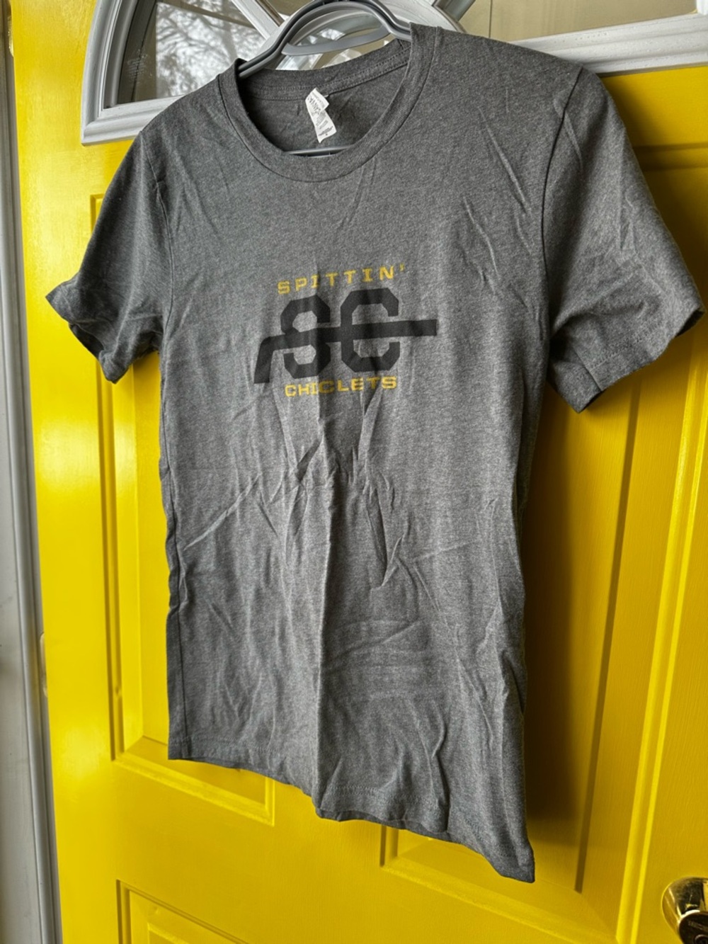 Spittin' Chiclets Men's Short Sleeve Crewneck T-Shirt - Gray